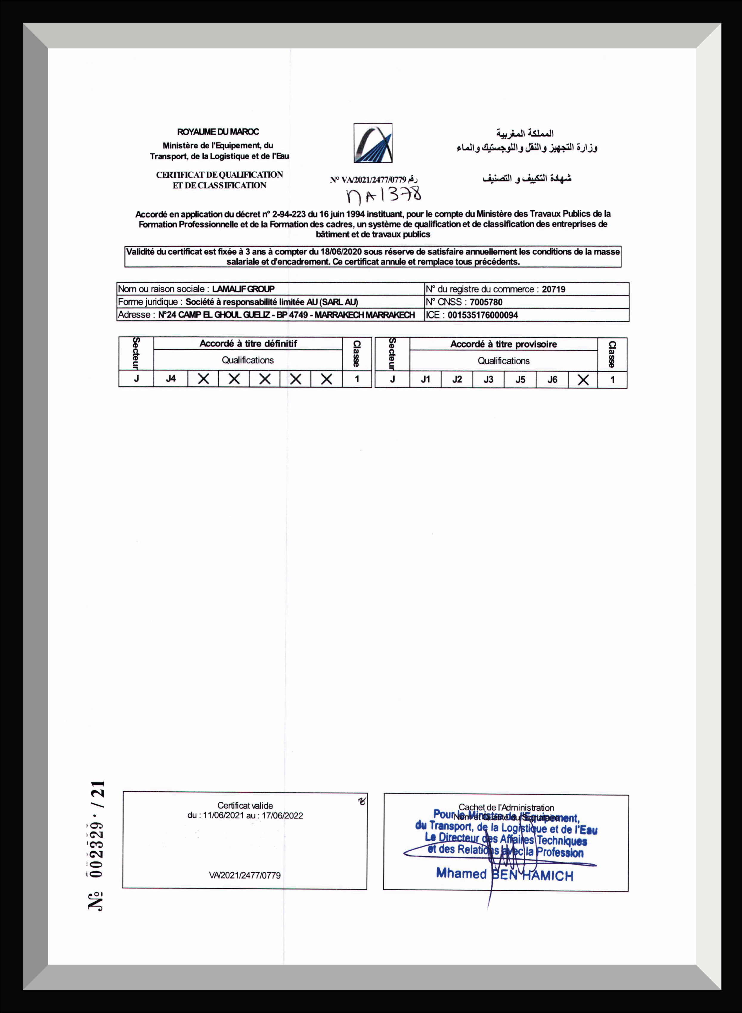 1Certificat LAMALIF GROUP-003